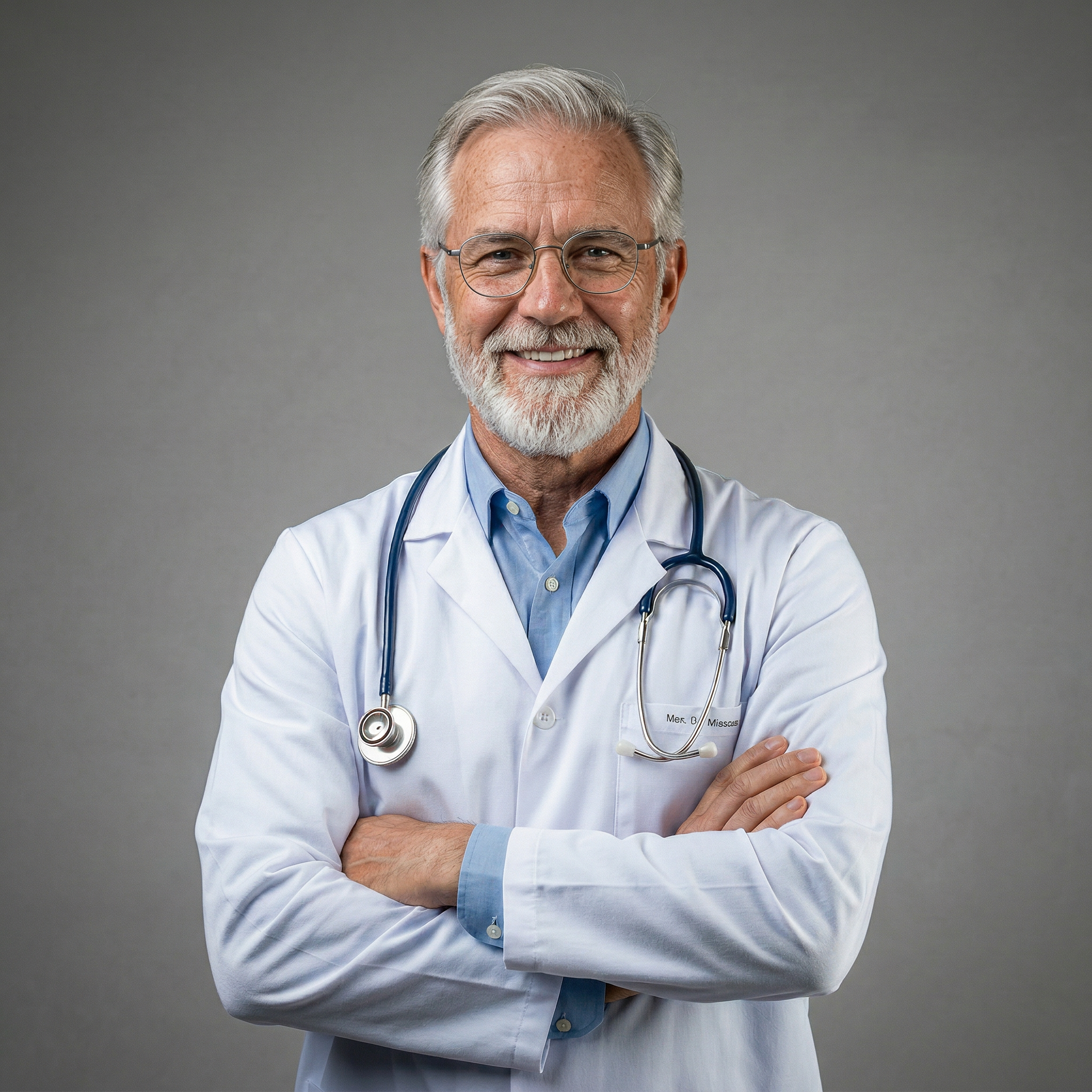 Médico profissional com CRM verificado